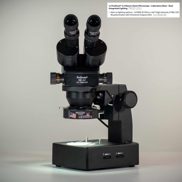 4.5 Stereo-Zoom Microscope TKSZ-LDL With LV2000-B add on