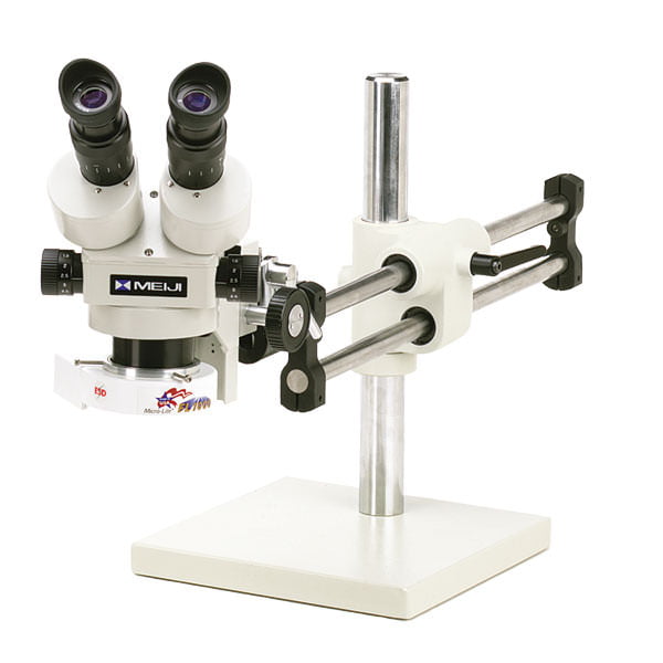 Meiji Stereo-Zoom Binocular Microscope System - Ball Bearing Base - TKMZ-F