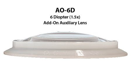 Add-On 6 Diopter (1.5x) Lens with Silicone Gasket for All Magnifiers