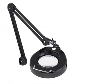 Prolite® Economy Fluorescent Magnifier - 36" Reach - Table Edge Clamp - Black