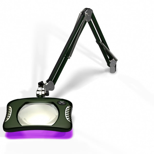 82400-4-UV-RG Green-Lite®- 7" x 5.25" Rectangle Ultraviolet LED Magnifier