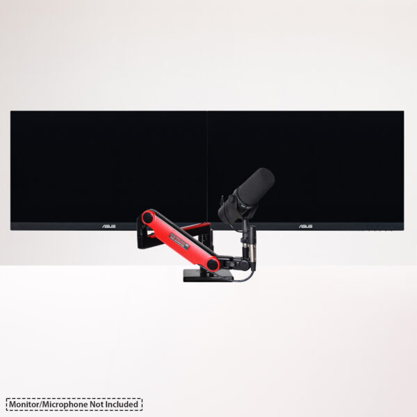 ProBoom® Ultima® Dual Monitor and Mic Boom - monitor/mic not included - on table